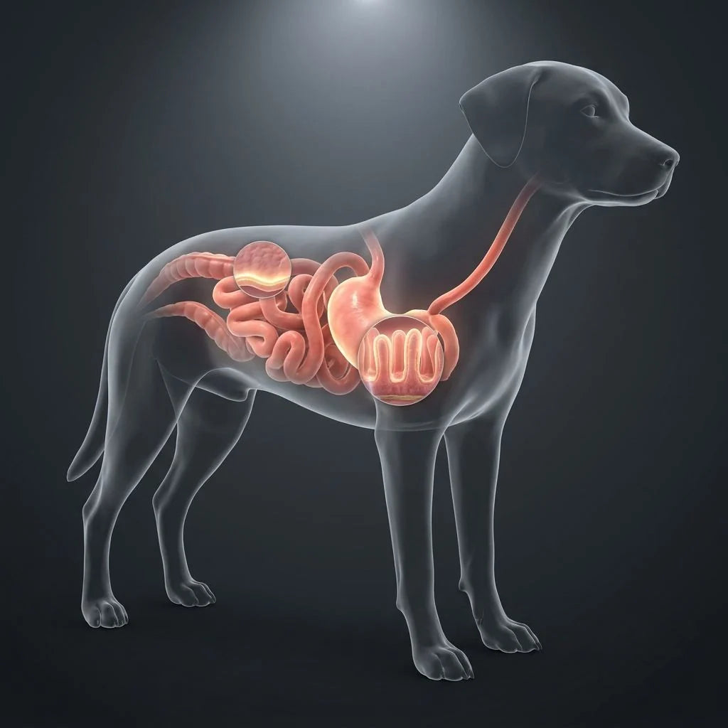 Gut lining · absorption