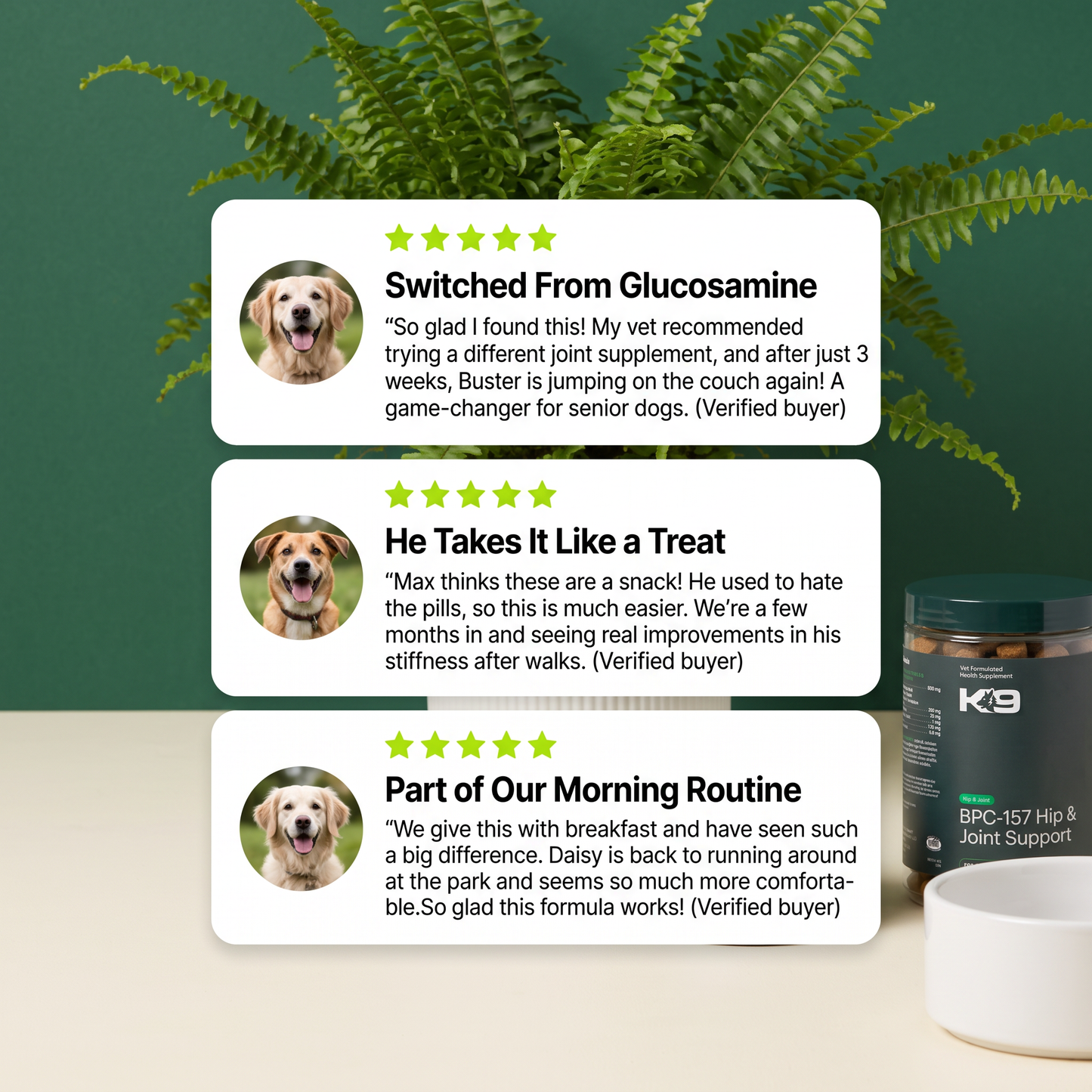 BPC Hip & Joint Regenerative Support Cold-Pressed Chews